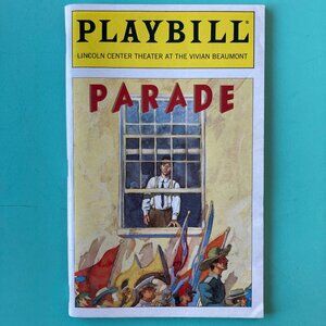 25 Cast Members Signed Playbill Parade Opening Night Original Broadway Cast 1998